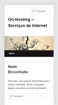 Mobile Screenshot of on-hosting.com.br